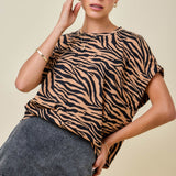 Untamed Spirit Tiger Stripe Top