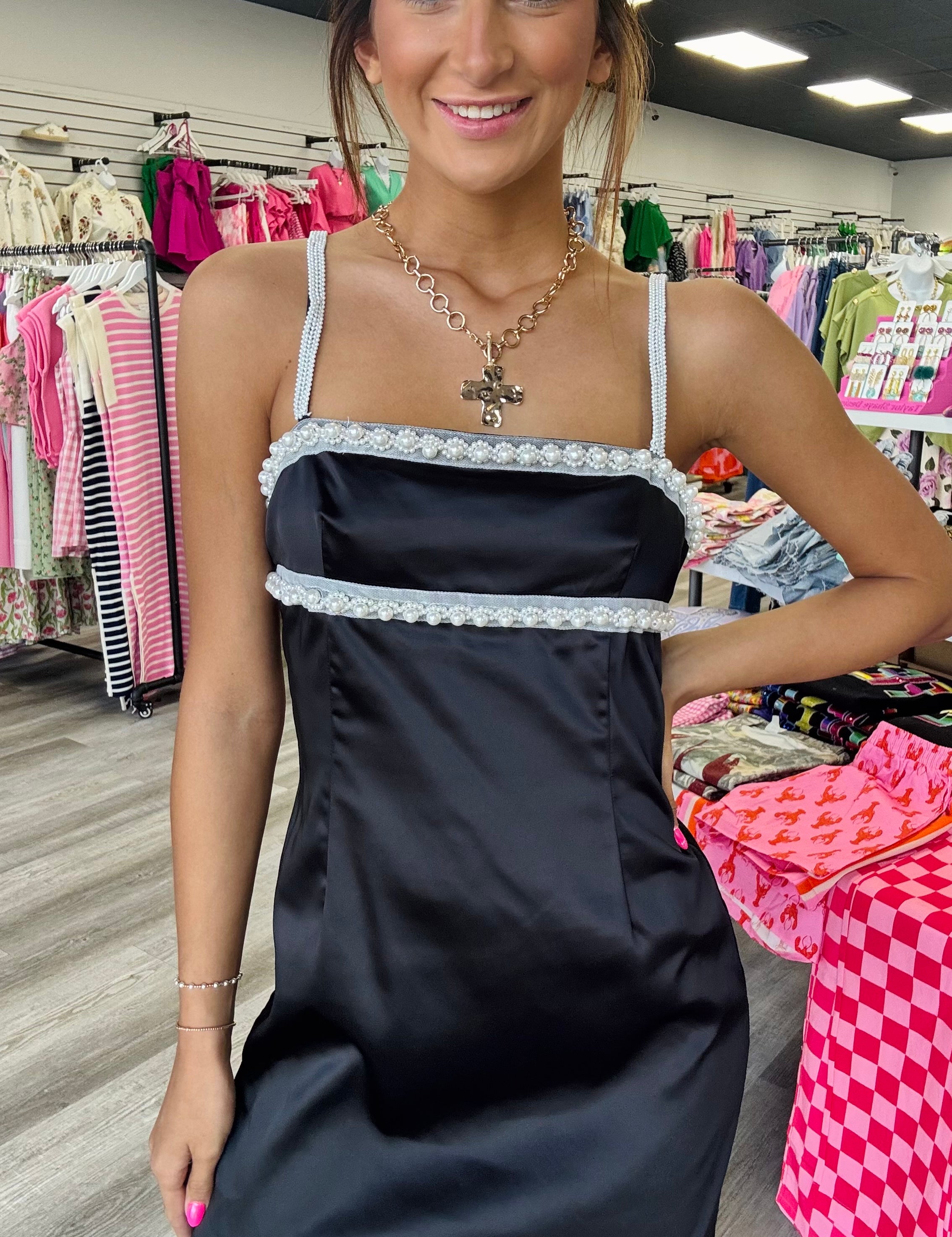 Pearl Detailed Dress | FINAL SALE