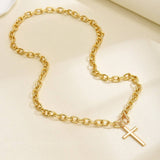 Chunky Cross Necklace