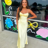 So Golden Silk Dress