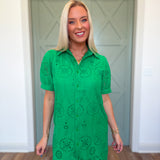 Emerald Isle Eyelet Dress