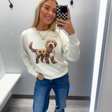 Oddles and Doodles Long Sleeve Dog Sweater