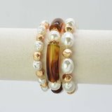 Pearl 3 Piece Bracelet Stack