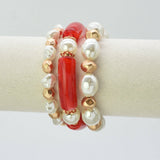 Pearl 3 Piece Bracelet Stack