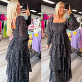 Make the Most of It Black Maxi Dress