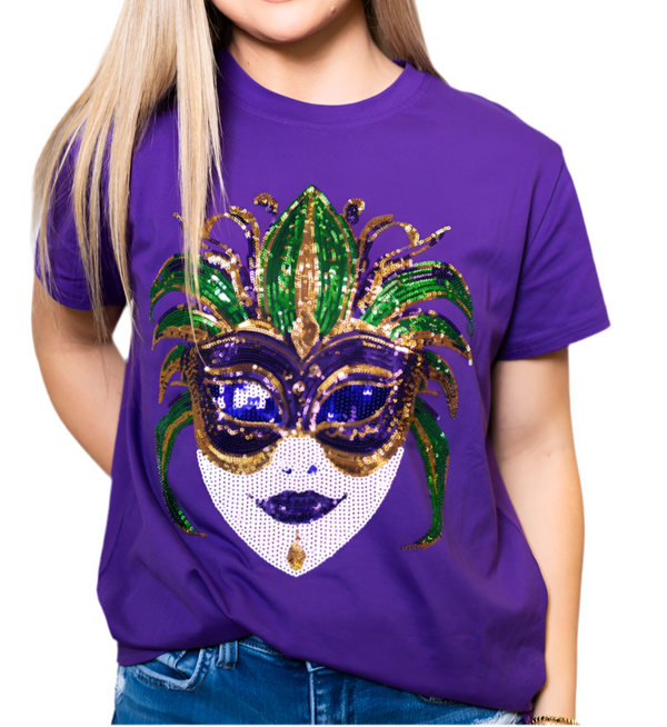 Mardi Gras Mask | Women's Sequin Design