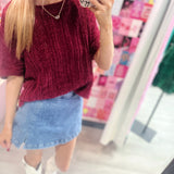 Ultra Soft Short Sleeve Sweater