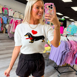 Puppy Love Knit Top