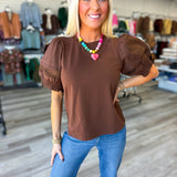 The Everly Puff Sleeve Top