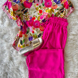 Cargo Lightweight Pants Pink