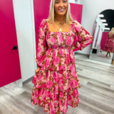The Rosy Romance Dress