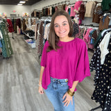 Magenta Purple Top | Final Sale