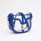 Jade Clear Gameday Saddle Crossbody Bag