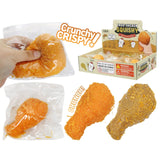 Crispy Chicken Drumstick Fluffy Slime Filled Squishy Toy Bag