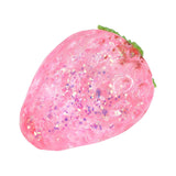 Strawberry Glittery Maltose Putty Filled Squishy