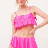 Malibu Babe Neon Pink Biki Set