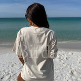 Sunshine and Tan Lines Graphic Tee on Ivory