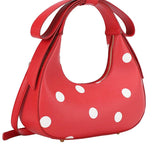 Chic Polka Dot Handle Crossbody Bag