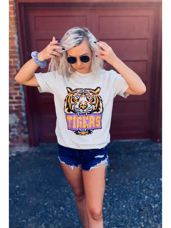 Tiger Face Graphic Tee