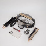 TG10695 Clear Gameday Football Stitch Detail Crossbody Bag
