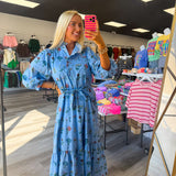 Forget-Me-Not Floral Dress