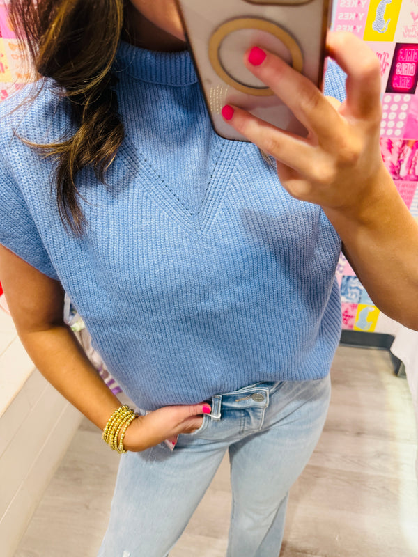 The Sweet & Chic Sweater Tee | Baby Blue