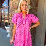 The Polished Polka Mini Dress