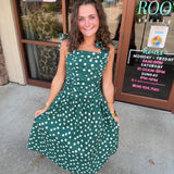 Calling Me To It Polka Dot Dress