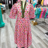 Sweet Meadow Pink Midi