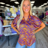 Tiger Town Satin Top