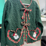 The Here Comes Santa Quilted Shacket