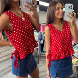 Cherry On Top Polka Dot Tank