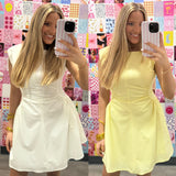 Side Panel Ruched Mini Dress