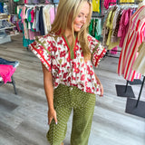 Distinctly Sweet Top | Brick Rust
