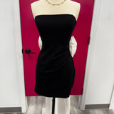 Black Bow Back Mini Dress