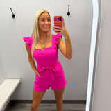 Good To Go Pink Romper
