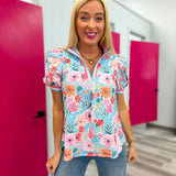 Floral Ribbon Top | SIZE SMALL