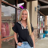 Ribbon Detail Top