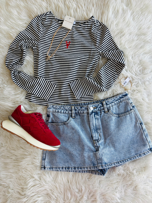 Striped Crawfish Top