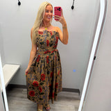 Autumn Romance Midi Dress
