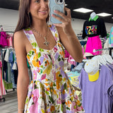 In a Dream Floral Romper Dress