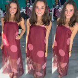 Wine About It Maxi Dress