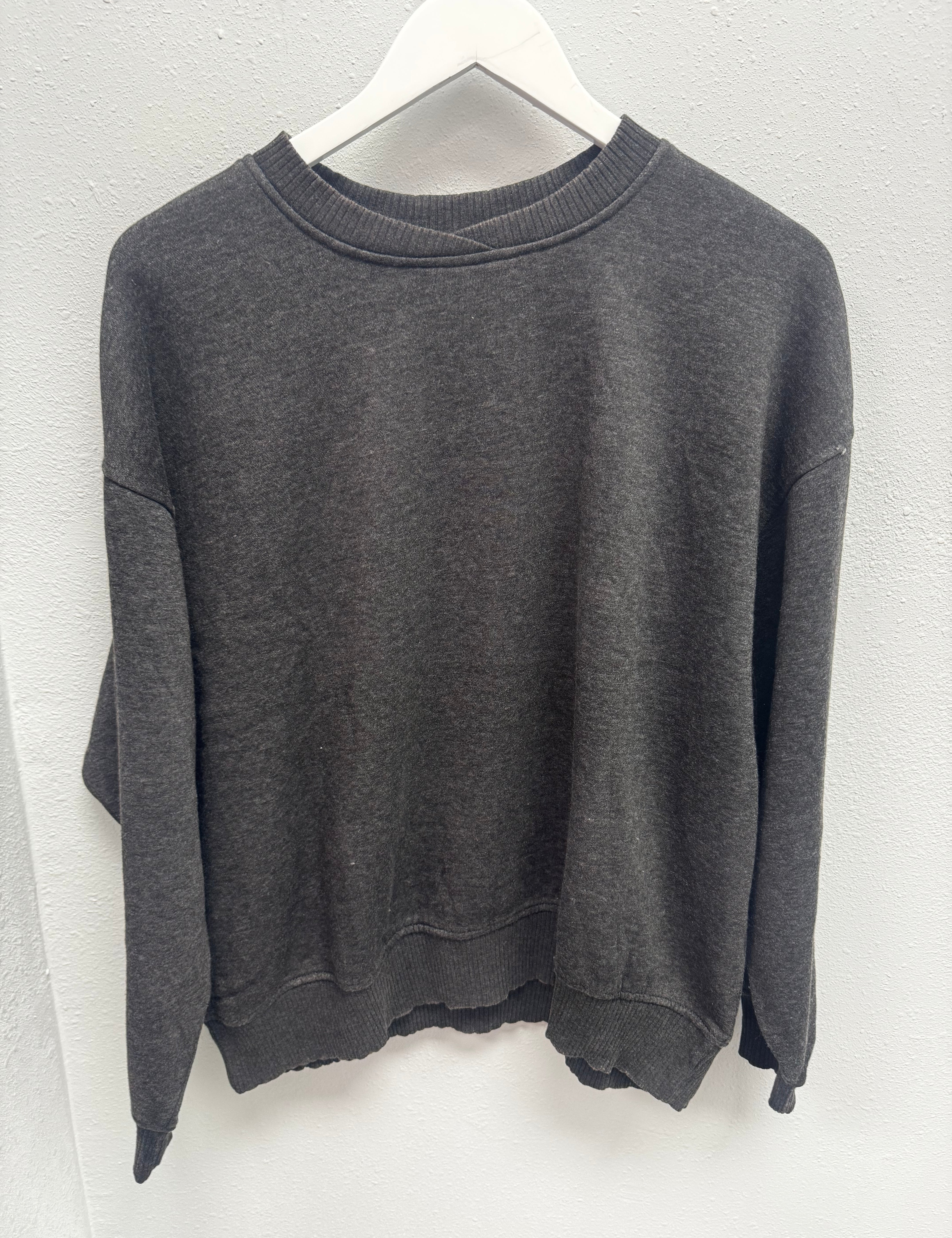 BLACK FRIDAY | Acid Wash Oversized Fleece Pullover