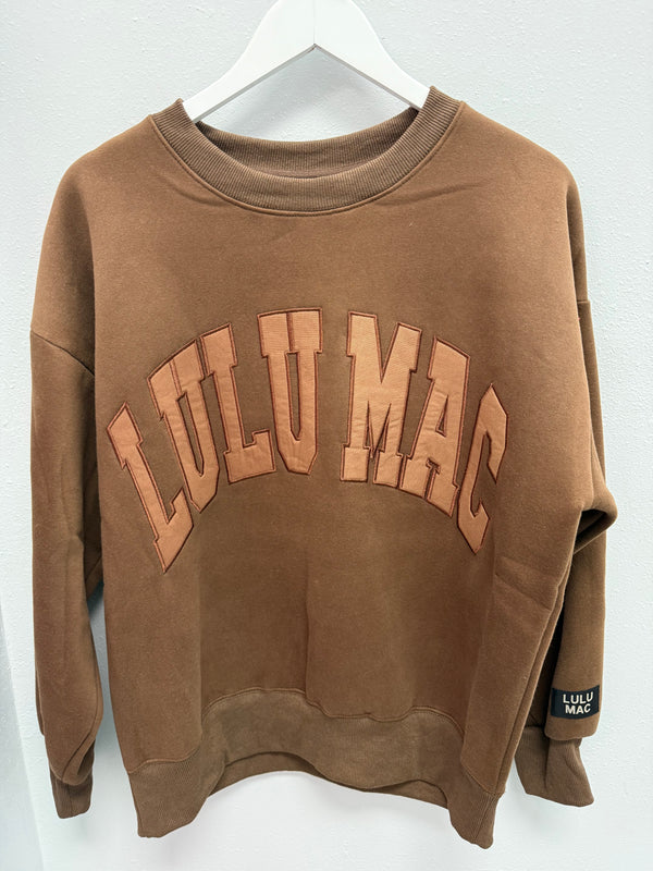 Monochromatic Sweatshirt | Brown | LULU MAC