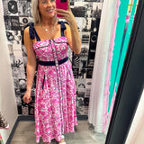 Perfectly Pretty Dress Hot Pink