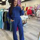 Savage Deals | Fleece Raglan Sleeve Pullover & Sweatpants Set