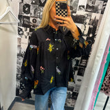 Covered In Beauty Embordered Floral Top