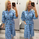 Forget-Me-Not Floral Dress