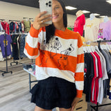 Skeleton Sweater Striped