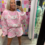 Patchwork Petals Lounge Set